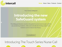 Tablet Screenshot of intercall-uk.com